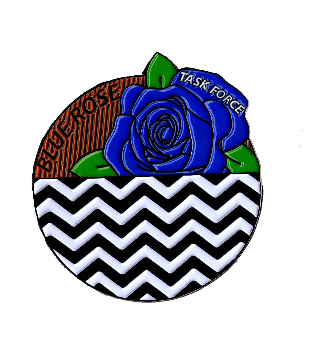 Black Lodge Blue Rose Pin from Twin Peaks