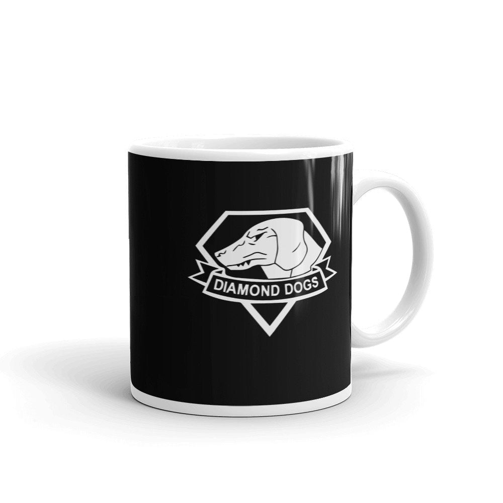 metal gear solid mug Metal Gear Solid Black Diamond Dogs Coffee Mug