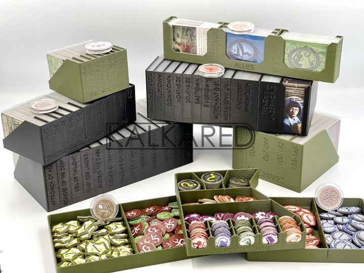 Kalkared Insert for Arkham Horror 3rd Edition Sleeved Cards