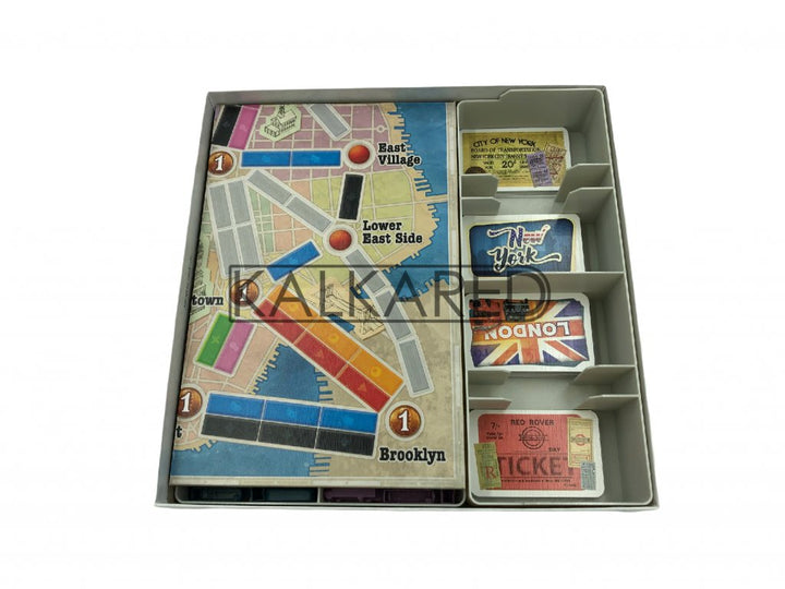 Kalkared Insert for Ticket to Ride Mini