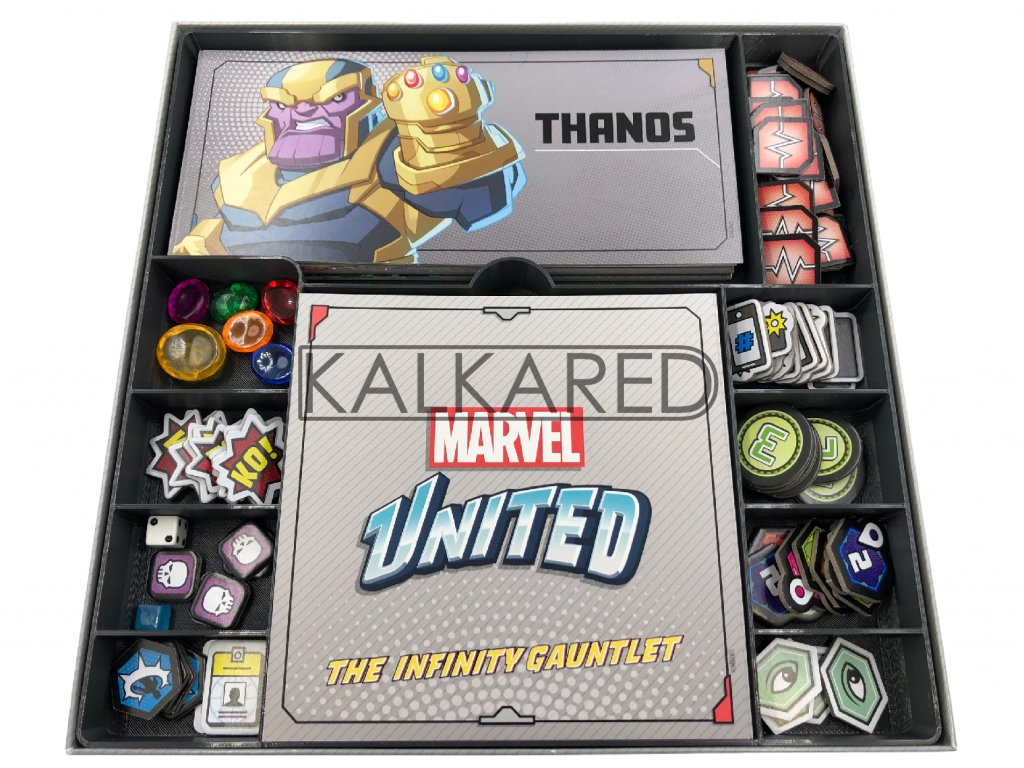 Kalkared Insert for Marvel United KS Allin