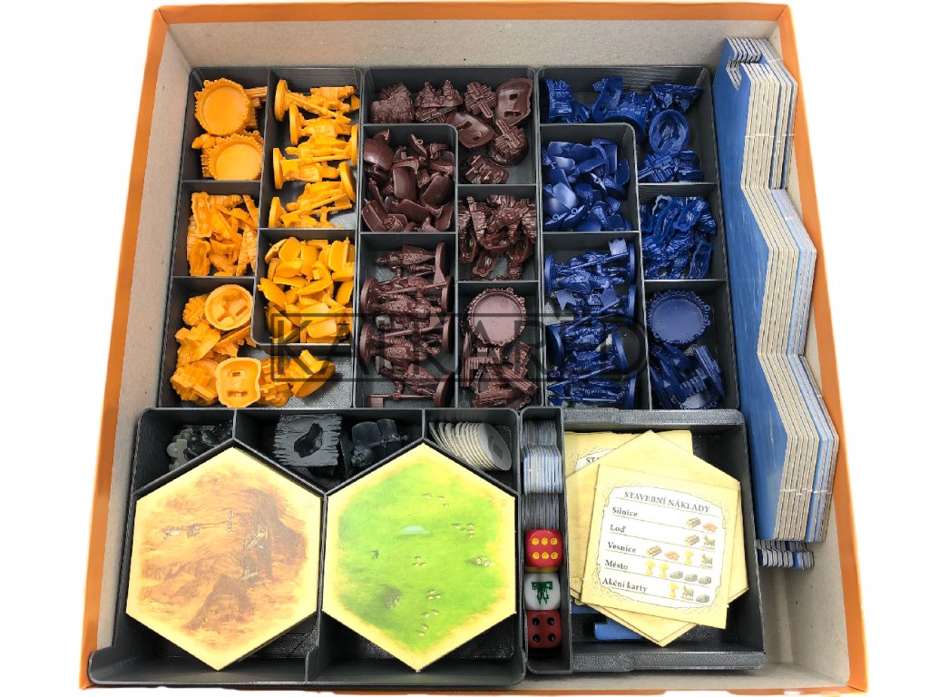 Kalkared Insert for Catan 1