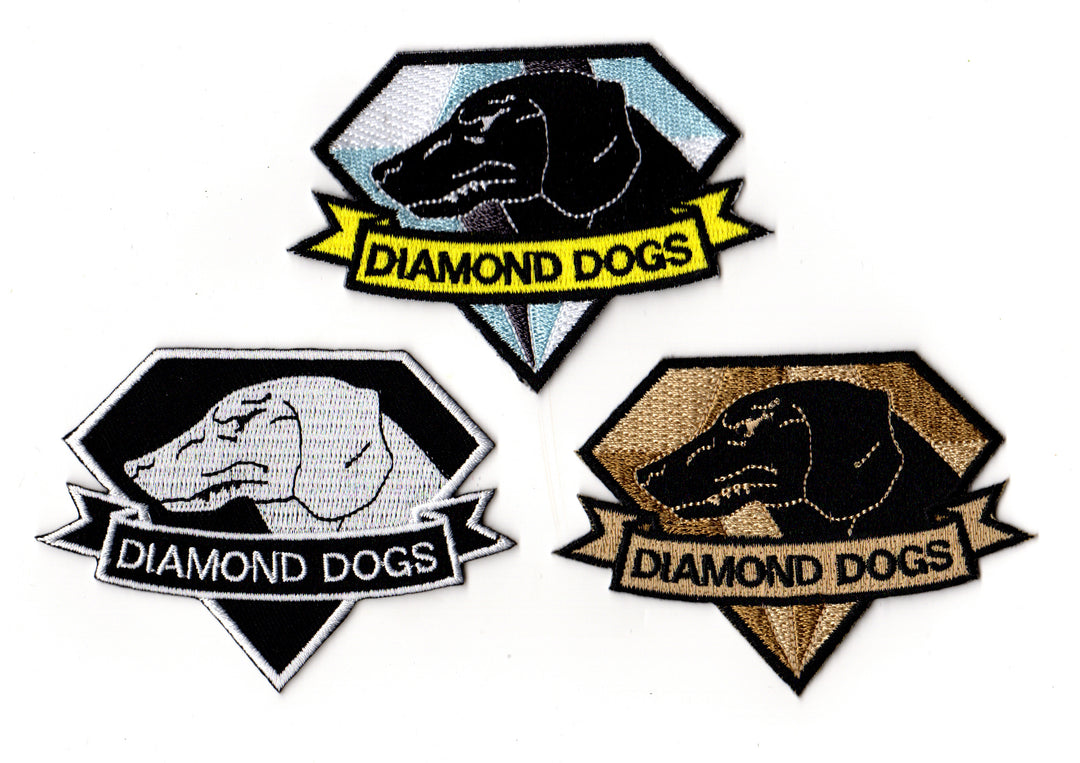 Metal Gear Solid Diamond Dogs Patch Bundle