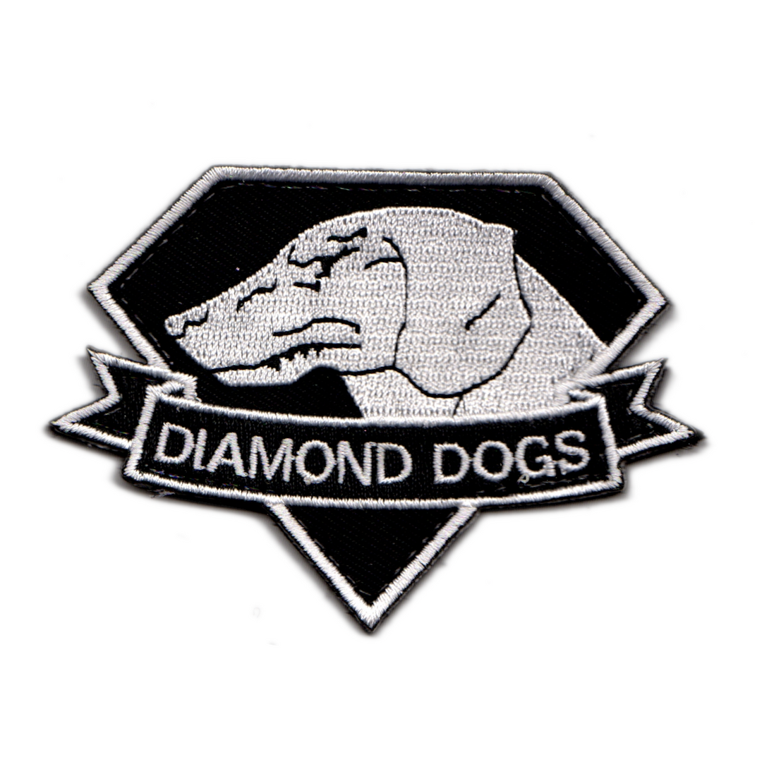 metal gear solid diamond dogs Diamond Dogs Patch Black and White from Metal Gear Solid V The Phantom Pain