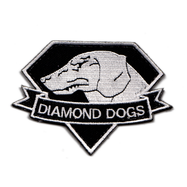 Diamond Dogs Patch Black and White from Metal Gear Solid V The Phantom Pain
