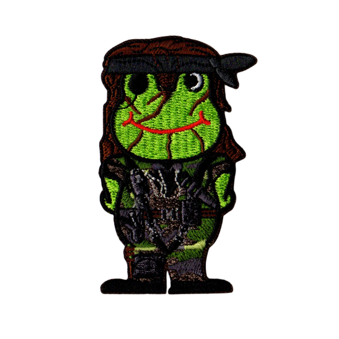 metal gear frog Kerotan Frog Big Boss from Metal Gear Solid 3 Snake Eater Iron on Patch