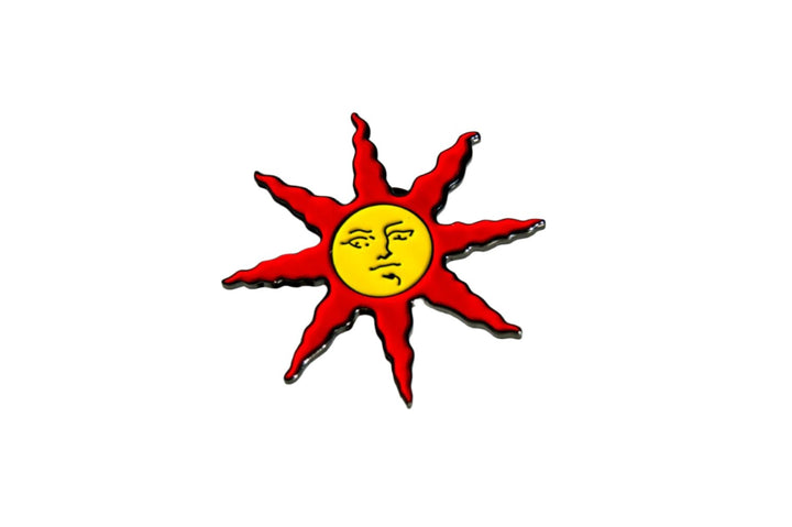 Solaire Praise the Sun Warrior of Sunlight Medal Lapel Pin