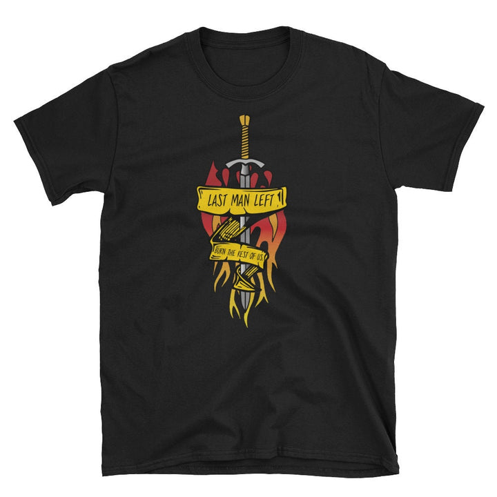 Battle of Winterfell Flaming Sword T-shirt
