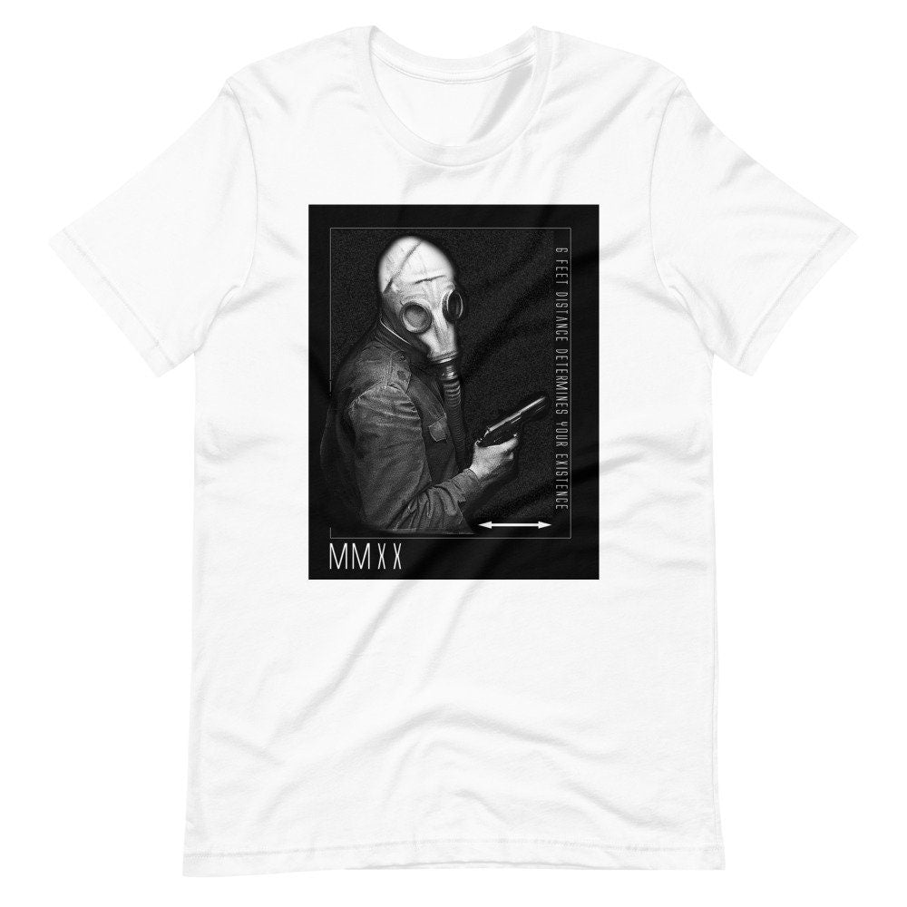 Man in Gas Mask 2020 Pandemic T-Shirt