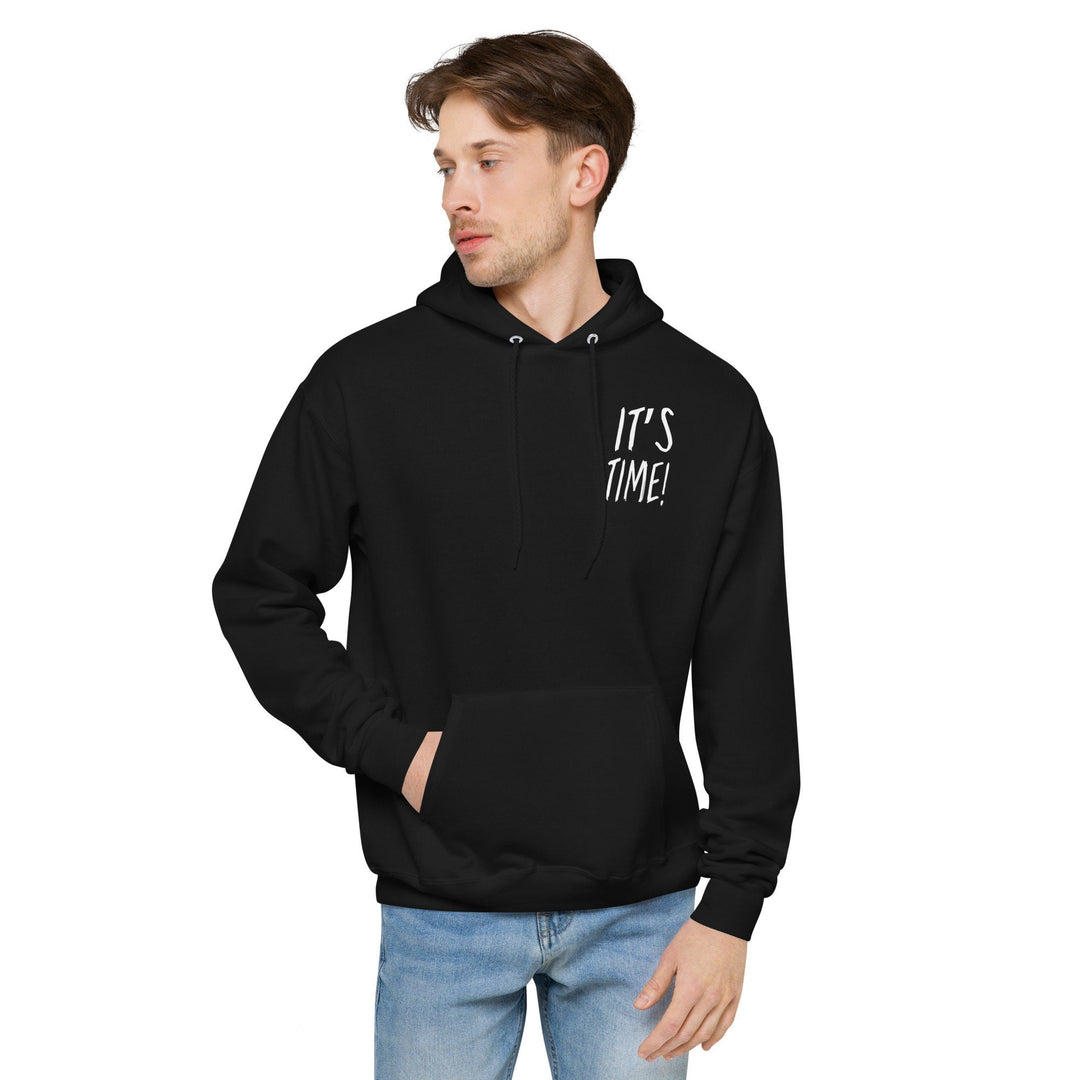 Bruce Buffer It's Time MMA Ring Announcer Unisex Fleece hoodie