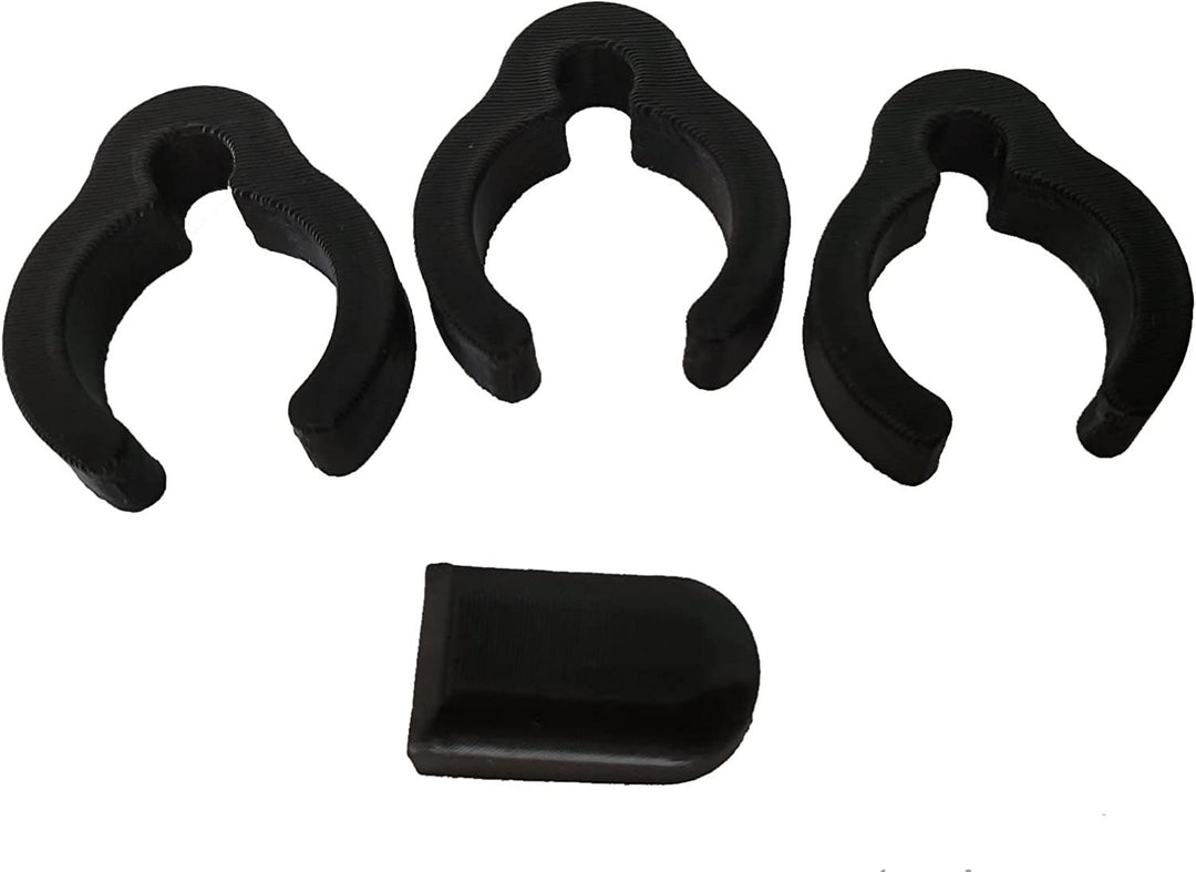 Minelab Accessories for Metal Detectors – Secure Wire Clips (Set of 3) & Protective Charger Port Cover