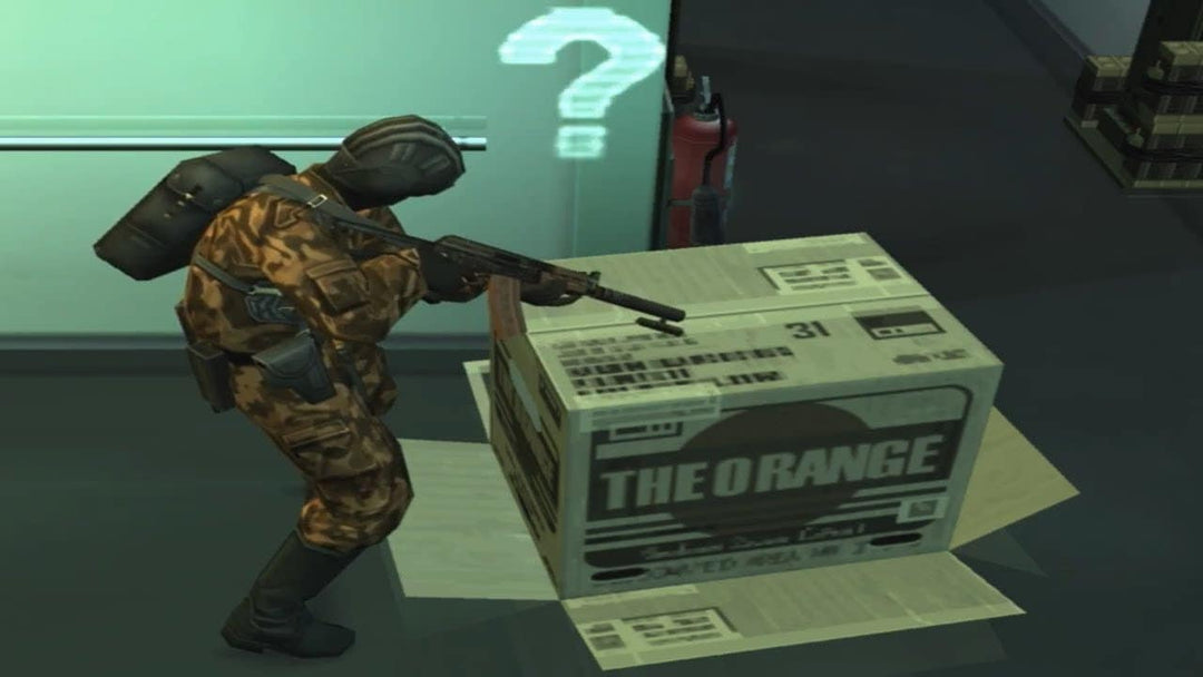 Metal Gear Solid 2 T Shirt The Orange T-Shirt Inspired by the Box from Sons of Liberty
