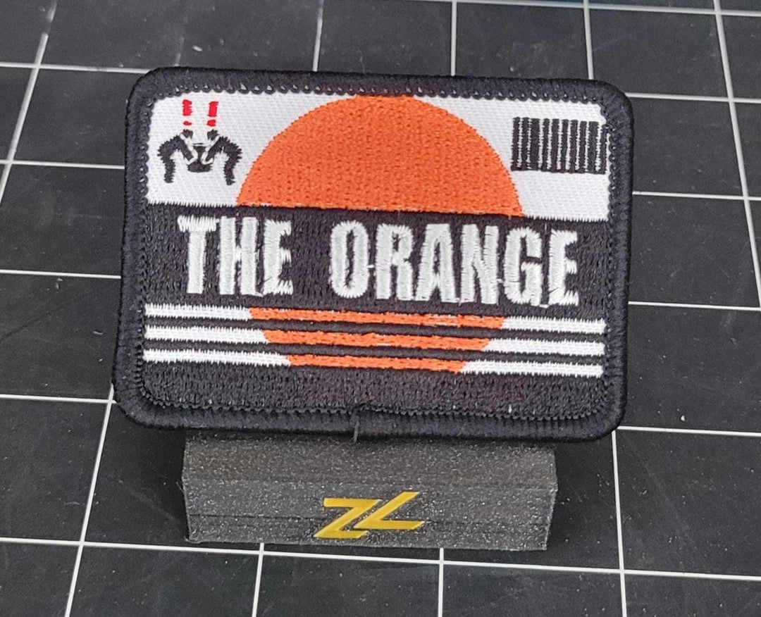 metal gear solid 2 patch Metal Gear Solid 2 Cardboard Box The Orange Iron on Patch