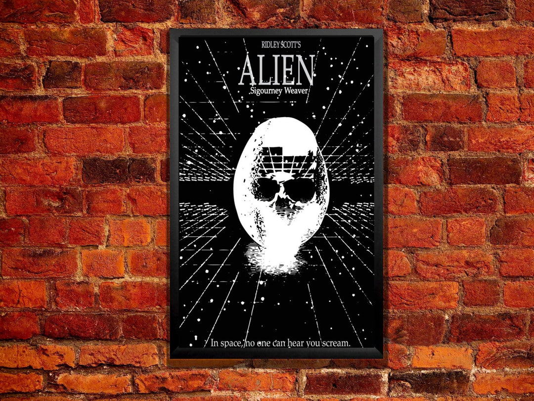 Alien Movie Poster - In Space, No One Can Hear You Scream from ZanzibarLand