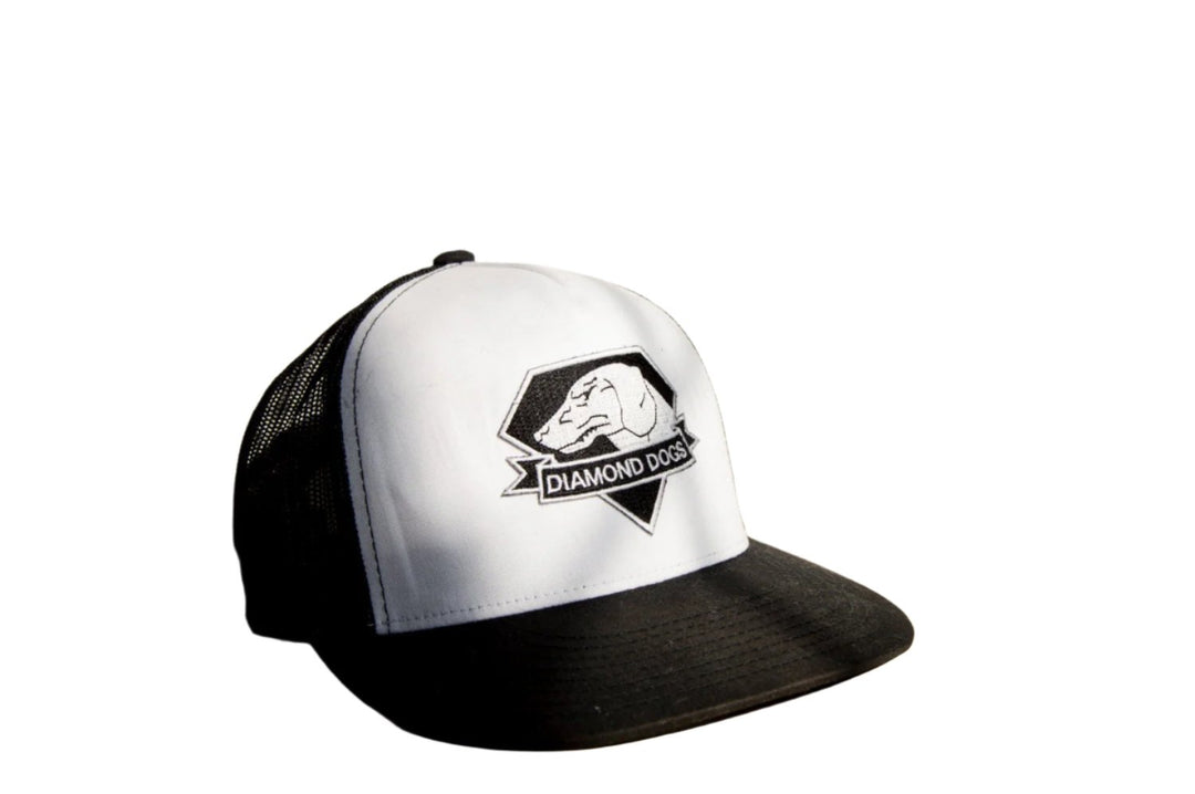 metal gear solid cap Diamond Dogs Hat Snapback Trucker Style From Metal Gear Solid V The Ph – ZanzibarLand
