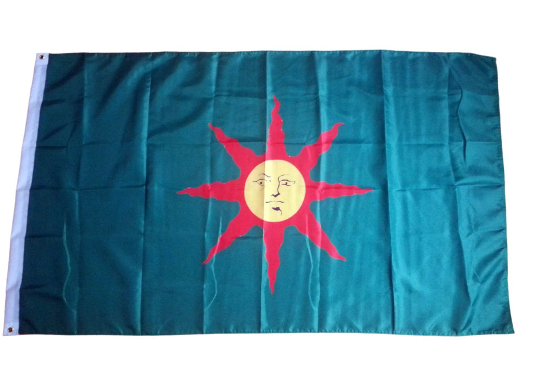 Praise The Sun Solaire Souls Flag A sign of Jolly Cooperation from ZanzibarLand